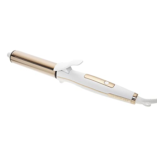 Kristin Ess Hair 1 1/4" Titanium Curling Iron for Beach Waves + Curls for Medium and Long Hair, Smoothing + Frizz Control, Dual Voltage, Auto Shut-Off