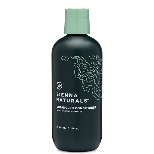 Sienna Naturals - Untangled Moisturizing Conditioner – Anti Frizz - Hydrating for Dry, Damaged & Color-Treated Hair – Strengthens & Softens w/Baobab & Aloe – Clean, Vegan, Sulfate-Free, 11oz