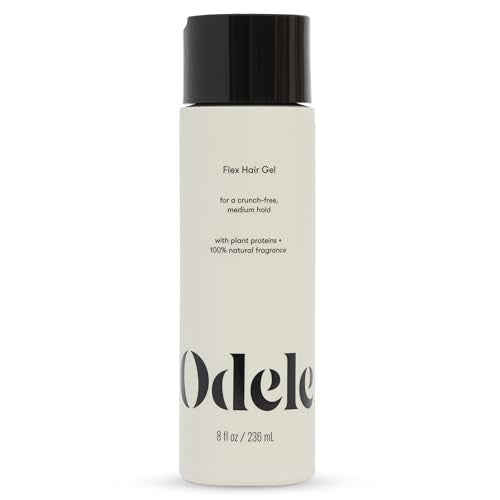 Flex Hair Gel, Flexible Hold Styling Gel with Plant Proteins for All Hair Types + Textures, 8 Fl Oz