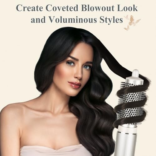 Round Brush Attachment for Shark FlexStyle Accessories, Normal Round Volumizing Brush Hair Styling Tool for Straight, Wavy, Curly, and Coily Hair