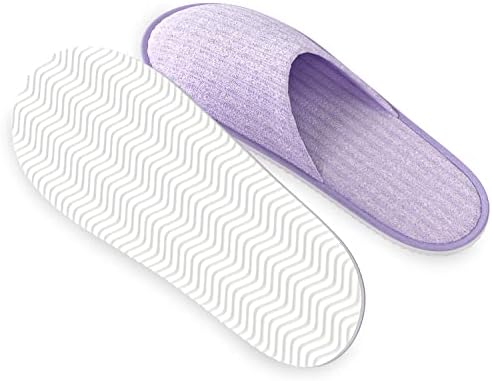 Maeline Spa Slippers, Non Slip Disposable Wholesale Bulk Hotel Slippers for Guests, Multi Color Reusable House Slippers, Indoor, Bathroom, Bedroom, Travel Slippers for Women, Men, Unisex