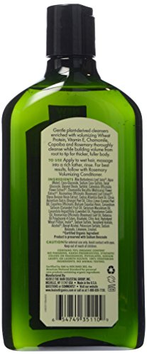 Avalon Organics Shampoo Rosemary, 11 oz