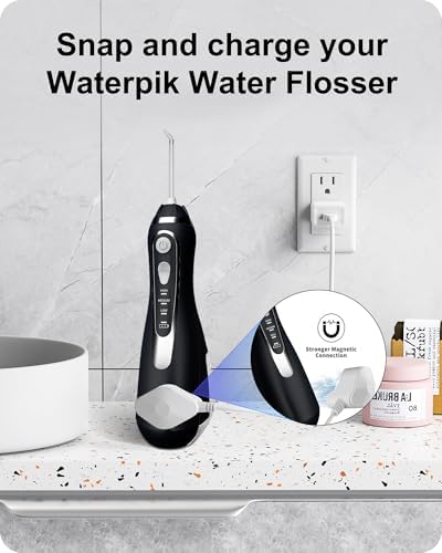 VHBW Charger for Waterpik Water Flosser WP-580, Replacement Waterpik Charger for Waterpik WP-580 WP-582 WP-583 WP-587 Cordless Advanced 2.0 Water Flosser