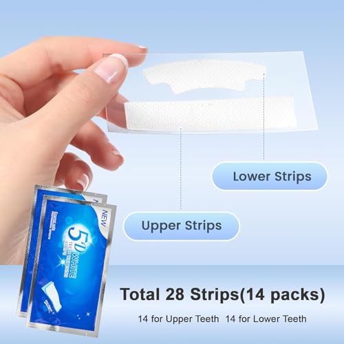 Teeth Whitening Strips 14 Treatments - Whitening Strips Without the Sensitivity - Enamel Safe for Whiter Teeth - Sensitivity Free - 28 Strips (14 Count Pack) O diário de Anne Frank