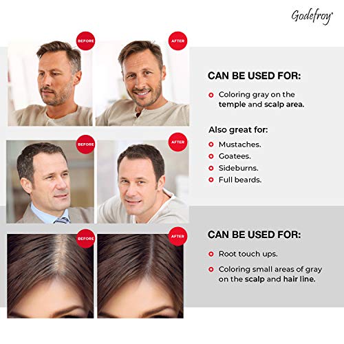 Professional Root Touch Up Hair Coloring Kit, Medium Brown, 4 applications