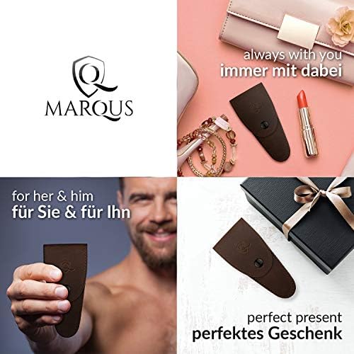 Solingen Curved Cuticle Scissors – Precision German Steel for Manicure & Pedicure, Eyebrow & Eyelash Grooming, Extra Sharp with Premium Storage Case