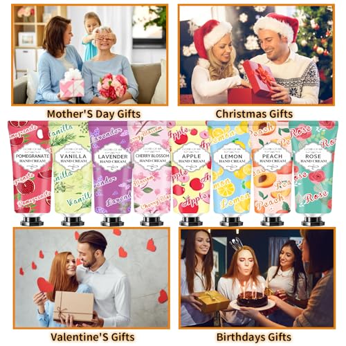 86 Pack Hand Cream Bulk Gifts,Teacher Appreciation Gifts,Nurses Gifts Thank You Gifts for Women,Birthday Gifts Baby Shower Gifts for Guest,Natural Travel Size Hand Lotion for Dry Cracked Hands