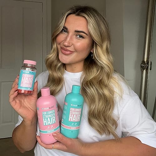 HAIR BURST Shampoo and Conditioner Set — SLS Free Hair Growth and Thickening Treatment for Women - Coconut and Avocado Scented - Suitable for All Types, Promotes Strong and Healthy Hair