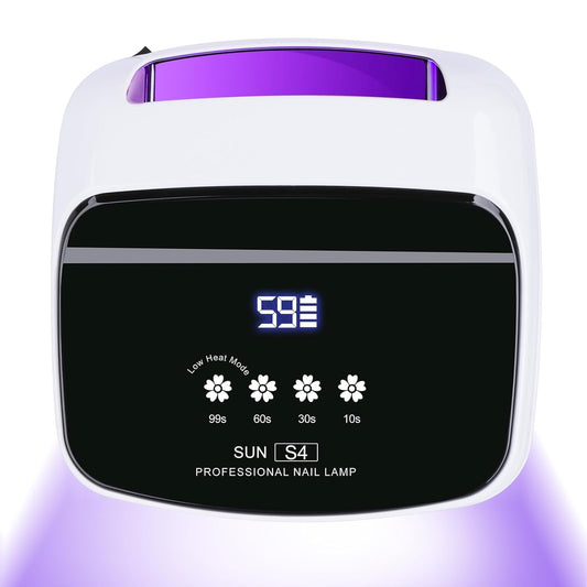 Cordless Nail Lamp, 288W 8 Hours Super Long-Lasting Rechargeable for Nail Art at Home and in Salons