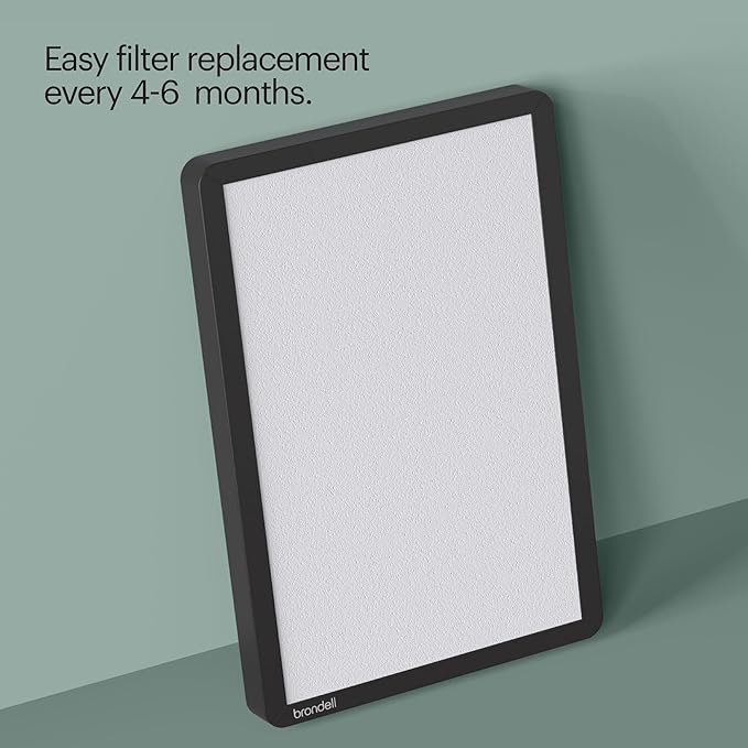 Brondell Horizon O2+ Air Purifier P200, 5 Stage Filtration System with HEPA Filter and Intelligent Ion Technology – 560sf - CARB Certified