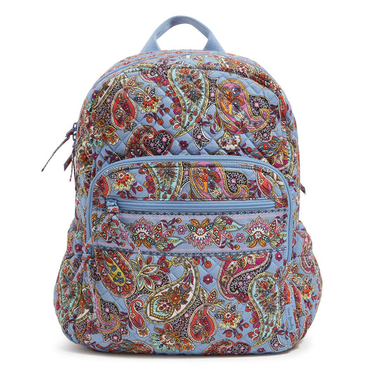Vera Bradley Cotton Campus Backpack, Provence Paisley