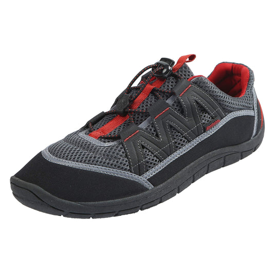 Northside Unisex Brille II Athletic Water Shoe,Dark Gray/Red,11 M US