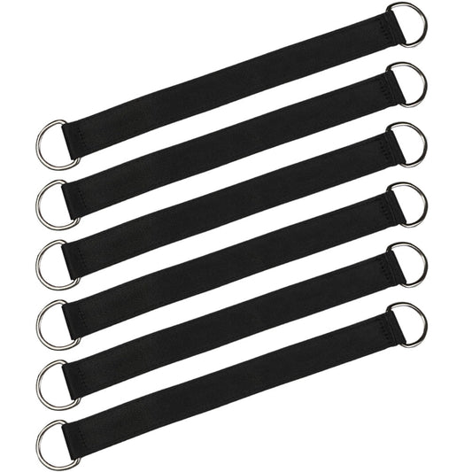 HAMPPLIES 6Pcs Heavy Duty Swing Hooks Tree Swings Straps for Camping and