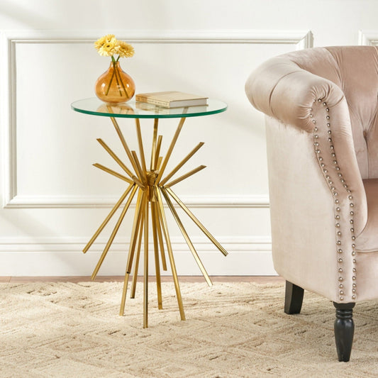 SPARKLE GLASS SIDE TABLE for Living Room Dining Room