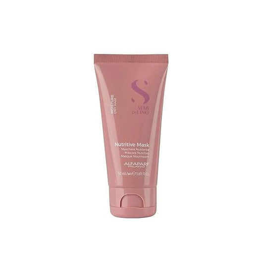 Alfaparf Milano Semi Di Lino Moisture Nutritive Travel Size Mask for Dry Hair, 1.69 fl. oz.