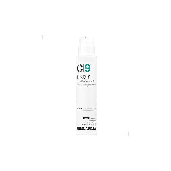 NAPURA C9 Deep Conditioning Hair Mask for Damaged Dry with Jojoba and Avocado Oil (6.76 fl oz) - Sulfate Paraben Free Protein Repair Conditioner Treatment