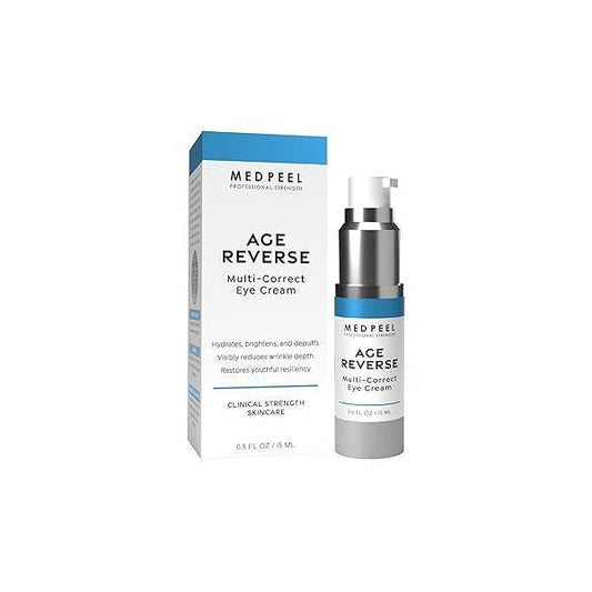 Medpeel Age-Reverse Multi-Correction Eye Cream, Plump, Moisturize and Hydrate Delicate Skin, 0.5 fl oz