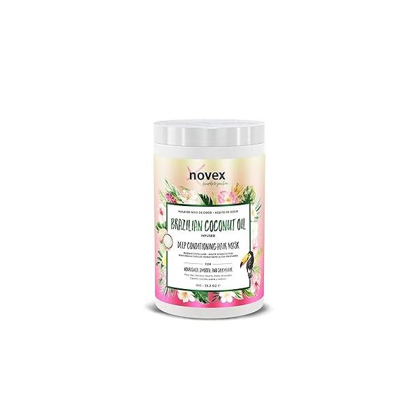 Novex Coconut Oil Deep Conditioning Mask, 35 oz - Infused with Pure 100% Organic